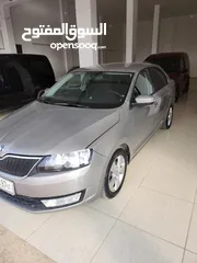 4 سكودا رابيد 2016 بحالة الوكاله نظيفة