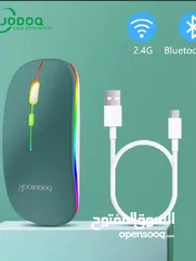  5 فأرة يمكن شحنها من اللاب  Wireless Mouse Bluetooth  GOOJODOQ