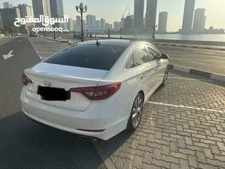  6 Hyundai Sonata 2016 GCC full option with panoramic sunroof