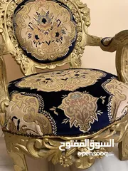  5 طقم كنب حفر فخم موديل كلاسيك وطقم خشب زان