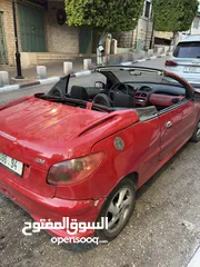  1 بيجوو 206 موديل 2007 معه سيارة مشطوبة اخته منفوضة نفض سيارة