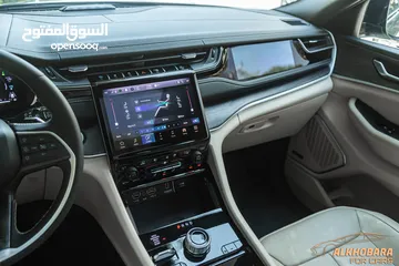  20 Jeep Grand Cherokee 2022 Limited Plug in hybrid 4xe  السيارة بحالة ممتازة جدا و قطعت