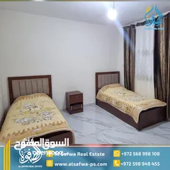  7 شقه جديده مفروشه للايجار عين منجد