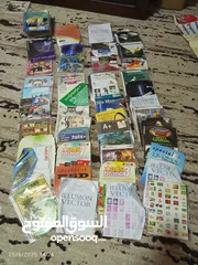  16 "مجموعة سي ديات "CDs " برامج كمبيوتر وللتصميم  وألعاب مستعملة بحالة ممتازة - بأسعار رائعة!"