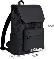  4 Shock Absorbing Waterproof Laptop Backpack with shoulder strap 15.6” -Black حقيبة شنتة لابتوب