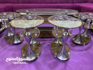  4 طبلات سيت طبلات 5 قطع زجاج  السعر : 65 الف