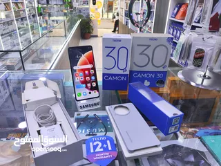  8 حبه عن الجديده CAMON 30 5G جيجا 512 رام 24 معه كامل اغراضو وسماعه الاصلية متوفر توصيل