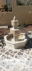  29 نوافير وشلالات وباربيكو وجميع انواع ديكورات الحجر الطبيعي  العنوان الزرقاء الجديده
