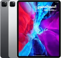  5 iPad Pro 12.9" الجيل الرابع  Wi-Fi  128GB  رمادي  إصدار 2020  بطارية 87%