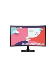  1 ‏SAMSUNG 24 Inch Essential Curved Monitor, 75Hz AMD FreeSync, Gameing