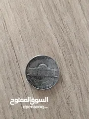  3 عملة سنت امريكي قديم  عام 1946 فضة