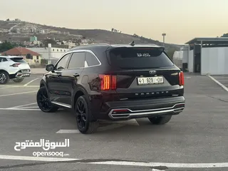  18 كايا سورينتو /2020 فل الفل  فتحة سقف بانوراما  2x4 ///200Hp  ديزل  2200cc  فل الفل مسكر بلاك