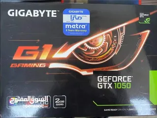  1 كارت شاشة Gigabyte Gtx 1050 G1 Gaming OC