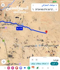  3 للبيع قطعه ارض 83 دونم شارع 30 م معبد الرجيله جنوب عمان