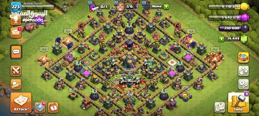  3 clach of clans th14 max for sale