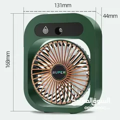  3 مع الحرّ... اجا وقتها مع هالشوب! مروحة مكتب USB من ساين كلوبس صغيرة الحجم، قوية الأداء وبتبردك