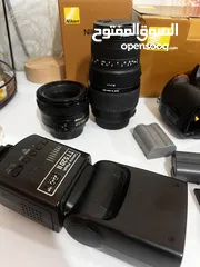  11 كاميرا نيكون 750d مع ملحقاتها 