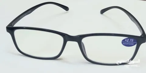  6 نظارات قراءة جاهزة مزودة بمادة Blue     نظارات قراءة جاهزة