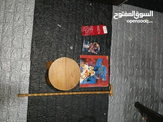  1 هوايات مشكله وعكازه كرسي خشب  بندانه مجله انمي اسطوانه