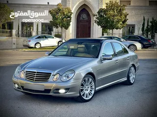  5 مرسيدس e200 موديل 2008 فحص كامل فل كامل اعلا المواصفات مميزة جدا بنظافتها