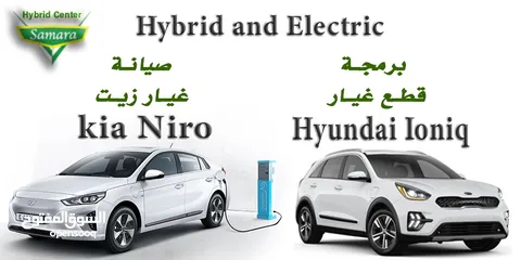  1 صيانة وبرمجة وقطع غيار   Hyundai Ionia  &  Kia Niro.