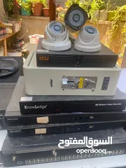  9 كاميرات مراقبة و دي في ار و أجهزة صوت و كوابل