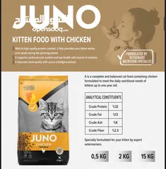  4 طعام القطط juno الافضل في الاسواق التركية