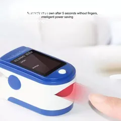  3 جهاز فحص نسبه الاكسجين بالدم على الاصبع + معدل ضربات دقات القلب oximeter