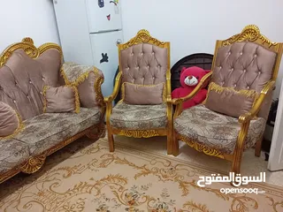  4 طقم كنب مصري 7 مقاعد