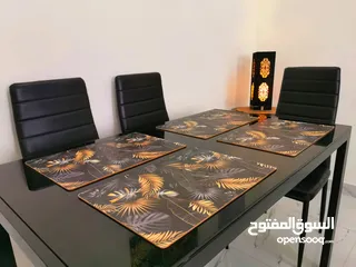  3 طاولة طعام وملحقاتها - 15 قطعة - Dining table and its accessories - 15 pieces
