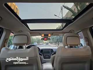  10 جيب جراند شيروكي موديل 2014 ليمتد بحالة الوكالة