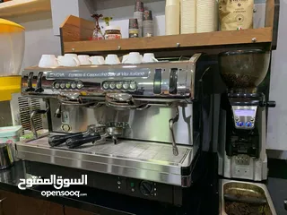  13 عدة كوفي شوب - ماكنة قهوة(اسبرسو)-برادات كيك و عصير