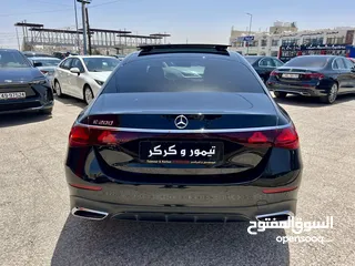  7 مرسيدس E200 AMG بانوراما كت اسود نايت 2024 الشكل الجديد وارد المانيا بحالة الزيرو مميزة