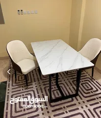  2 Heavy duty dining table with strong two chair.