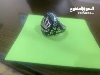  3 خاتم فضه ملوكي