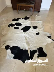  5 سجاد جلد بقر طبيعي  مستورد