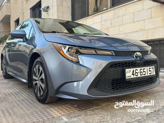  14 تويوتا كورولا 2022 XLE فحص كامل فل كامل جلد تدفئة شاحن وايرلس كراسي كهروباء ياباني بطارية ليثيوم