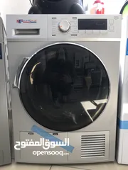  1 نشافة ناشونال الكتريك 8 كيلو لون سلفر