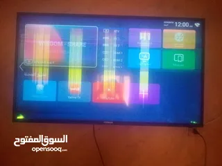  6 شاشه للبيع في الرصيفه شاشه فيه خطوط بتشغل نت حجم 55 نوع سيمور السعر 20 قابل للبدل