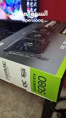  6 للبيع: بطاقة رسومات ASUS Prime RTX 5080 OC - أداء فائق وسعر ممتاز!