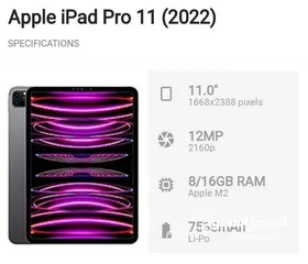  1 Ipad pro 11 inch  256G