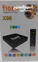  6 ريسيفر تايجر اندرويدTVBOXمع الإشتراك