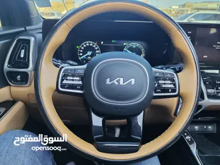  22 كيا سورينتو هايبرد ترخيص 2022  ماتور 1600 هايبرد 2*4 بقوة 240 حصان