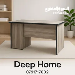  12 اختر مكتبك بعناية من تشكيلة Deep home الأنيقة، تصميم عملي، خامة فخمة، ومساحات تخزين تريح بالك! مكاتب