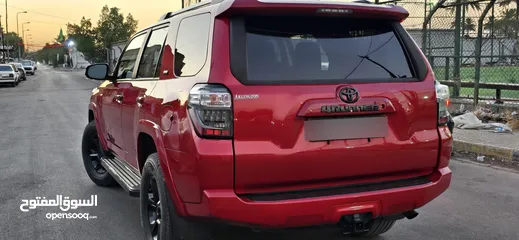  4 4runner sr5 red 2021 كلين