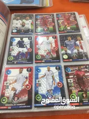 29 بطاقات رياضة رسمية panini and Topps