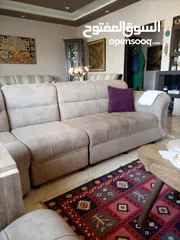  4 طقم جلوس بحاله ممتازه