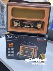  2 راديو كلاسيكي كبير الحجم وسماع القرأن وقت الغروب برمضان