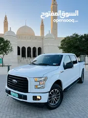  2 فورد F150 مديل 2017 جير ارضي. بحادث بسيط جدا