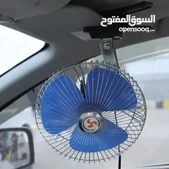  2 مروحة السيارة تعمل على مدخل الولاعه ملقط